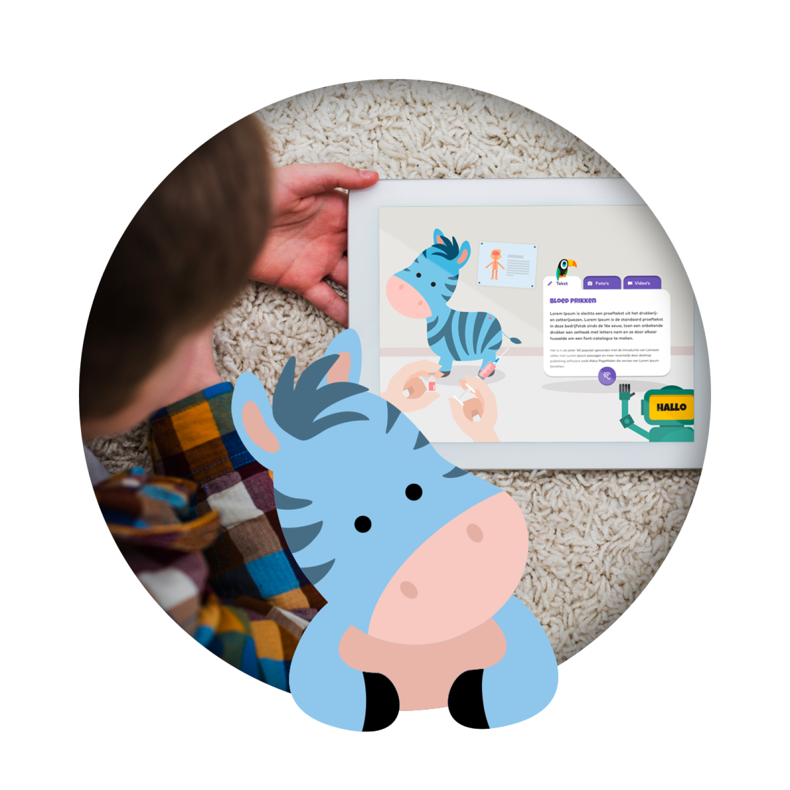 Zuydieland - tablet mockup